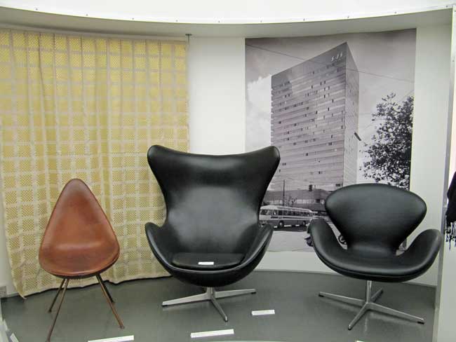 Arne Jacobsens Dråben, Svanen og Ægget