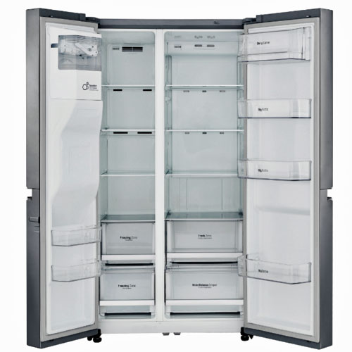 Amerikanerkøleskab med dobbelt dør Amerikanerkøleskab med dobbelt dør